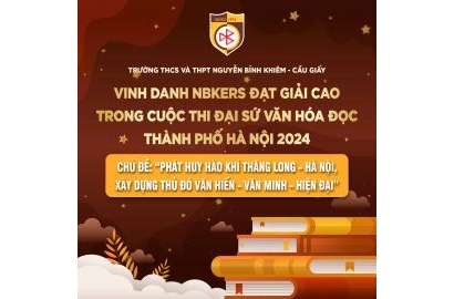 VINH DANH NBKERS ĐẠT THÀNH TÍCH XUẤT SẮC TRONG CUỘC THI